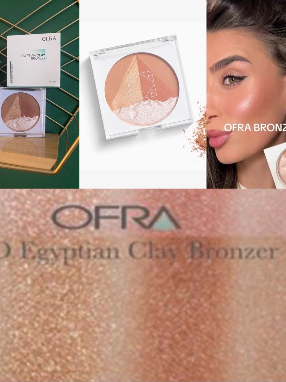 OFRA  3D Pyramid Egyptian Clay Bronzer
